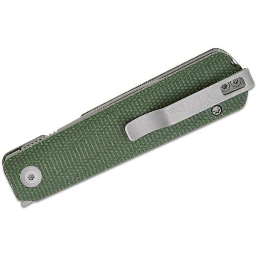 CIVIVI Sendy C21004A-1, Green Canvas Micarta, Stonewashed Nitro-V Drop Point Blade