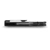 Vosteed Psyop - 3.32" Black Elmax Blade, Black Patterned Titanium Handle, Top Liner Lock - A2201