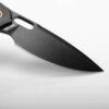 Vosteed Psyop - 3.32" Black Elmax Blade, Black Titanium Handle, Top Liner Lock - A2203