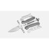 Vosteed Psyop - 3.32" Satin Elmax Blade, Titanium Handle, Top Liner Lock - A2204