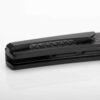 Vosteed Psyop - 3.32" Black Elmax Blade, Black Patterned Titanium Handle, Top Liner Lock - A2201