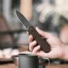 Vosteed Corgi - 2.99" Black Stonewash Nitro-V Blade, Copper Handle, Trek Lock - CG29NTORF
