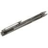 WE Knife Co. Swiftfin WE23051-3, 3.8" Polished Grey Modified Clip Point CPM-20CV Blade, Polished Grey Milled Titanium Handles, Damasteel Pivot Cap