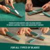 BeaverCraft LS9P02 Pocket Dual-Sided Leather Paddle Strop with Two Polishing Compounds