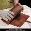 BeaverCraft S18X Premium Wood Carving Set with Walnut Handles and Leather Tool Roll