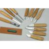 BeaverCraft S50 Set of 12 Wood Carving Tools with Canvas Tool Roll
