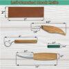 BeaverCraft S13L Left-Handed Spoon Carving Kit with Detail Knife