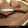 BeaverCraft BSH1 Dune - 4.92" Carbon Steel Fixed-Blade Bushcraft Knife with Walnut Handle and Leather Cover