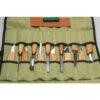 BeaverCraft S50 Set of 12 Wood Carving Tools with Canvas Tool Roll