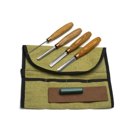 BeaverCraft SC02 Woodcarving Gouge Chisel Set