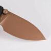 Vosteed Raccoon Cub - 2.34" Copper Dune 14C28N Blade, Black G10 Handle, Liner Lock - A3604