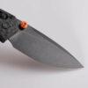 Vosteed Mini Psyop - 2.69" Black Elmax Blade, Carbon Fibre Handle, Crossbar Lock - A2304