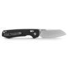 Vosteed Raccoon Crossbar Lock - 3.25" Satin 14C28N Cleaver Blade, Black Micarta Handle - RCC32VTM3
