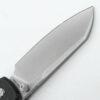 Vosteed Raccoon Crossbar Lock - 3.25" Satin 14C28N Cleaver Blade, Black Micarta Handle - RCC32VTM3