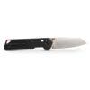 Vosteed Parallel A3502 - 2.90" 154CM Satin Reverse Tanto Blade, Black Titanium Handle