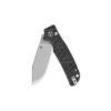 QSP Kali QS159-F1, Black Milled Aluminium Handle with Stonewashed 14C28N Blade, Button Lock