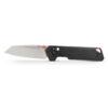 Vosteed Parallel A3502 - 2.90" 154CM Satin Reverse Tanto Blade, Black Titanium Handle
