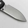 Vosteed Raccoon Crossbar Lock - 3.25" Satin 14C28N Blade, Black Micarta Handle - RCCB32VTMK