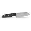Vosteed Mink D0103 - 3.99" Nitro-V Fixed Sheepsfoot Blade, Black Micarta Handle