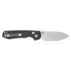 Vosteed Raccoon Crossbar Lock - 3.25" Satin 14C28N Blade, Black Micarta Handle - RCCB32VTMK