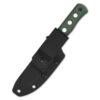 QSP Canary QS155-C2 Fixed Blade - Green Micarta, Black Stonewashed Cr8Mo2VSi and Kydex Pouch