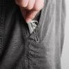 Vosteed Parallel A3503 - 2.90" 154CM Satin Reverse Tanto Blade, Grey Titanium Handle