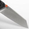 Vosteed Parallel A3502 - 2.90" 154CM Satin Reverse Tanto Blade, Black Titanium Handle