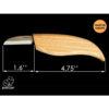 BeaverCraft C2 Wood Carving Bench Knife