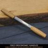 BeaverCraft DK2S Drawknife with Leather Cover
