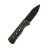 QSP Canary Glyde Lock QS150GL-B2, Olive Green G10 Handle with Black 14C28N Blade
