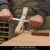 BeaverCraft DK2S Drawknife with Leather Cover