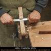 BeaverCraft DK2S Drawknife with Leather Cover