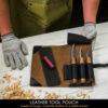 BeaverCraft S19X Premium Whittling Knife Set with Walnut Handles and Leather Case