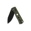 QSP Canary Glyde Lock QS150GL-B2, Olive Green G10 Handle with Black 14C28N Blade
