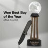 CIVIVI Yonder C23073B-1, 2.88" Black Stonewashed 14C28N Blade, Contoured Dark Green Canvas Micarta Handles, Crossbar/Axis Lock