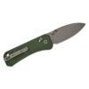 WE Knife Co. Banter 2 WE23075-3, 2.87" Stonewashed S35VN Blade, Green Canvas Micarta Handles, Crossbar Lock