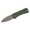 WE Knife Co. Banter 2 WE23075-3, 2.87" Stonewashed S35VN Blade, Green Canvas Micarta Handles, Crossbar Lock
