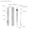 Bastion Slim Bolt Action Pen Stainless Steel - BSTN259