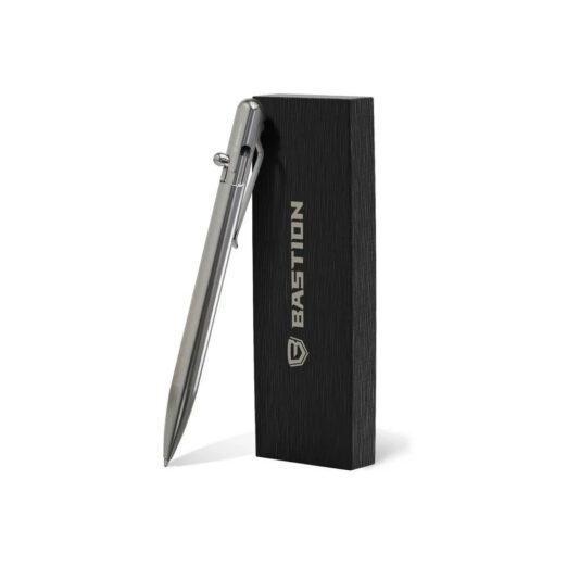 Bastion Slim Bolt Action Pen Stainless Steel - BSTN259