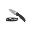 Spyderco Shaman - 3.58" Stonewash CPM S30V Blade, Matte Black G10 Handle C229GP