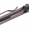 CIVIVI Baby Banter 2 C23074-2, 2.34" Black Stonewashed Nitro-V Blade, Purple Machined Aluminium Handles, Crossbar Lock