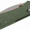 CIVIVI Baby Banter 2 C23074-3, 2.34" Stonewashed Nitro-V Blade, Green Canvas Micarta Handles, Crossbar Lock