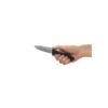 Zero Tolerance 0393GLCF - 3.5" CPM-20CV Blade, Titanium with Glow-in-the-dark Carbon Fibre Overlay Handles, Frame Lock
