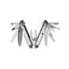 Leatherman ARC® Full-Size Multi-Tool, 4.25" Closed, CPM-MagnaCut Black DLC Blade, Silver/Black Steel Handles, Nylon Pouch, Bit Set