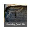 CIVIVI Button Lock Elementum II C18062PD-1, 2.96" Black Stonewashed Nitro-V Blade, Grey Textured Aluminium Handles