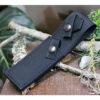 Ontario Knife Co. Hunt Plus 9715BLK - 4.25" Satin Fixed Blade, Black Cord Wrapped Handle, Nylon Pouch