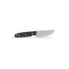 Vosteed Mink, 3.33" Bead Blast Stonewash Nitro-V Fixed Blade, Black Micarta Handle - D0101