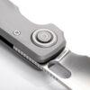 Vosteed Akita 2.94" Satin S35VN Blade, Grey Aluminium Handle, Vanchor Lock - A2402