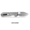 Vosteed Akita 2.94" Satin S35VN Blade, Grey Aluminium Handle, Vanchor Lock - A2402