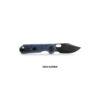 Vosteed Akita 2.94" Black Stonewashed S35VN Blade, Blue Aluminium Handle, Vanchor Lock - A2401